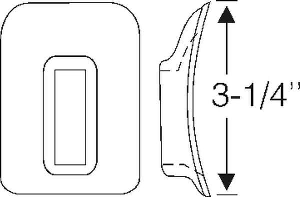 Rear bumper grommet 1938-39 2dr 4dr cab sedan Chevrolet - Bild 2