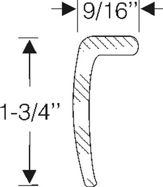 Rear Bumper Gravel Shield 1949-55 2dr 4dr ht cab sedan Chevrolet Oldsmobile - Bild 2