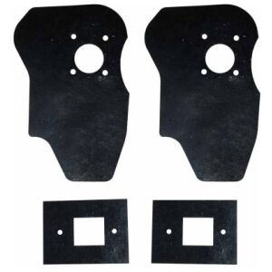Rear Bumper End Filler Set 1957-58 2dr 4dr ht cab sedan Cadillac
