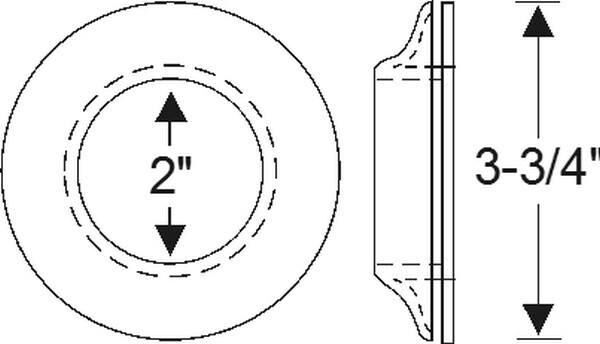 Fuel Neck Grommet 1939-46 2dr 4dr sedan Studebaker - Bild 2
