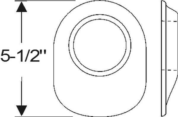 Fuel Neck Grommet 1933 2dr 4dr cab sedan Chrysler DeSoto Dodge Plymouth - Bild 2