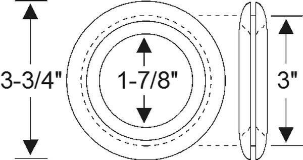 Fuel Neck Grommet 1948-51 2dr Willys - Bild 2
