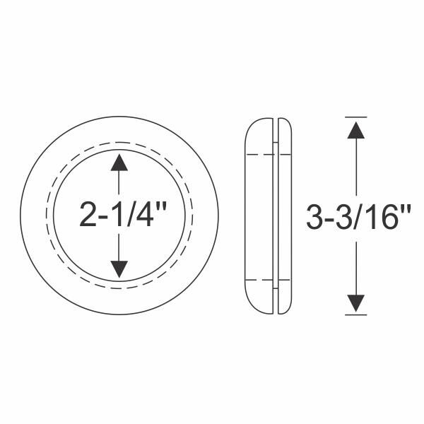 Fuel Neck Grommet 1924-27 2dr 4dr cab sedan Buick - Bild 2