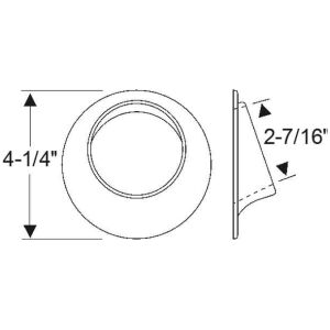 Fuel Neck Grommet 1935-36 2dr 4dr cab sedan Packard