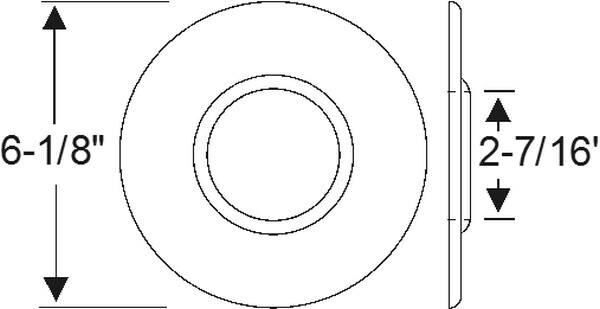 Fuel Neck Grommet 1935-36 2dr 4dr cab sedan Packard - Bild 2
