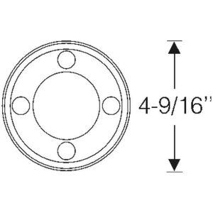 Filler neck extension pad 1934-37 2dr 4dr cab sedan Cadillac