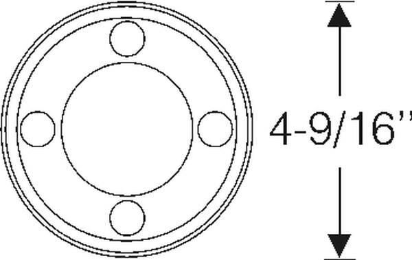 Filler neck extension pad 1934-37 2dr 4dr cab sedan Cadillac