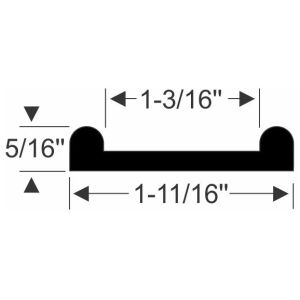 Fuel tank support pad 1937-50 2dr 4dr cab sedan Packard