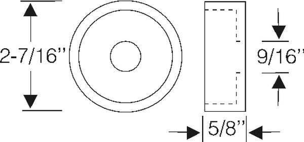 Window Regulator | Accelerator Rod Seal 1955-62 2dr 4dr ht cab sedan Chevrolet - Bild 2