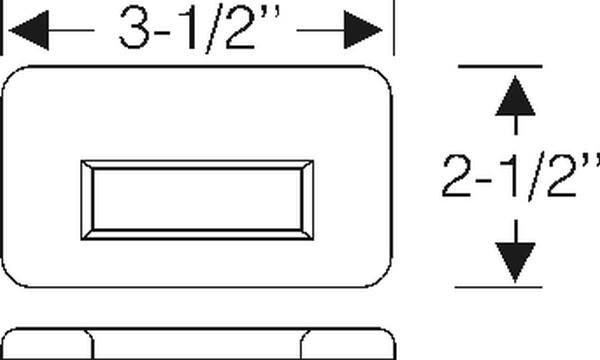 Accelerator hinge grommet 1952-56 2dr 4dr ht cab sedan Packard - Bild 2