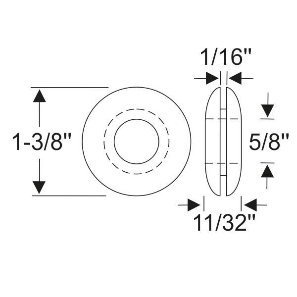 1-3/8" Multi-Purpose Grommet - Bild 2