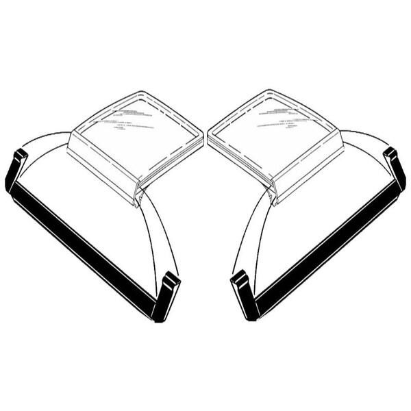 T-Top Weatherstrips 1981-88 2dr sedan Ford Mercury - Bild 2