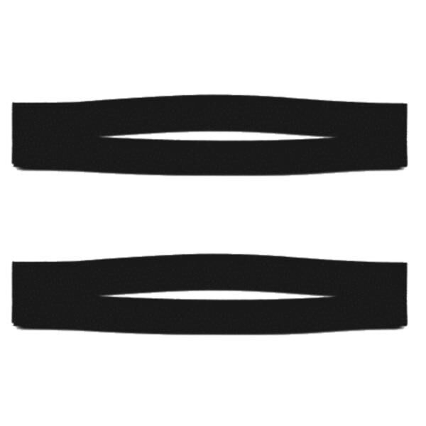 T-Top Trim Panel to Latch Handle Seals 1981-88 2dr sedan Ford Mercury