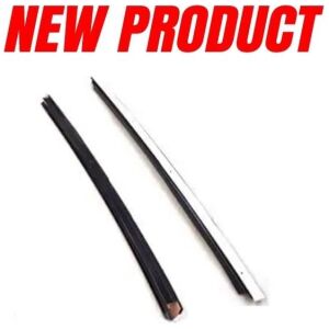 T-Top Side Rail Weatherstrip Metal Retainer Channels 1982-92 2dr Chevrolet Pontiac