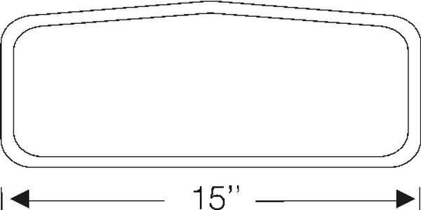 Cowl vent gasket 1939-46 2dr 4dr Chevrolet GMC - Bild 2