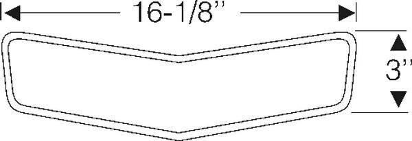 Cowl vent weatherstrip 1935-48 2dr 4dr cab sedan Graham Hupmobile Buick Cadillac Chevrolet Oldsmobile Pontiac GMC - Bild 2