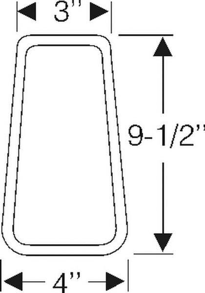 Cowl vent gasket 1947-50 2dr Chevrolet - Bild 2