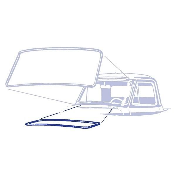 Cowl vent gasket 1948-52 2dr Ford - Bild 2