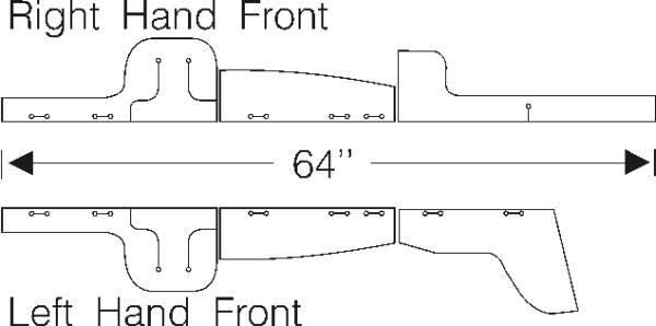 Front Fender Shield Filler 1941 2dr 4dr cab sedan Cadillac - Bild 2