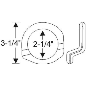 Front apron crossbar grommet