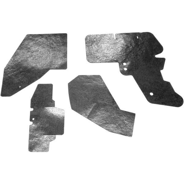 Splash Apron / A-Arm Dust Shield Set 1965-66 2dr 4dr ht cab sedan Cadillac