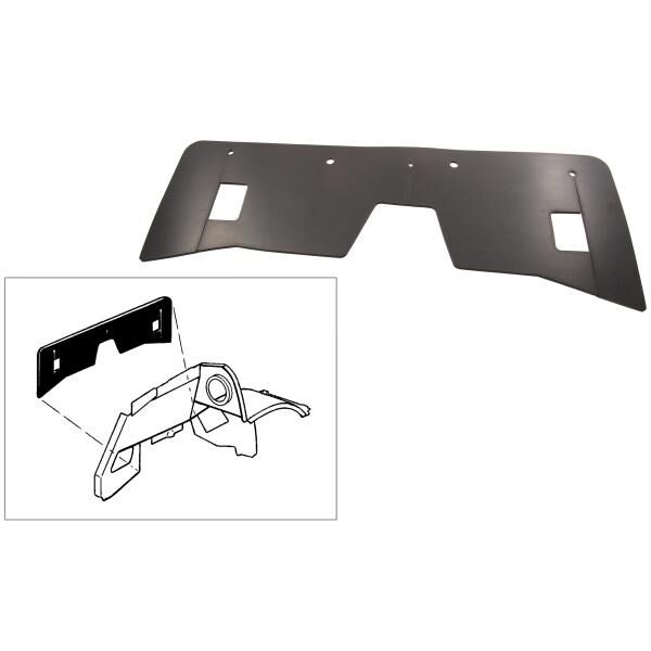 Splash apron 1955-56 2dr 4dr ht cab sedan Ford - Bild 2