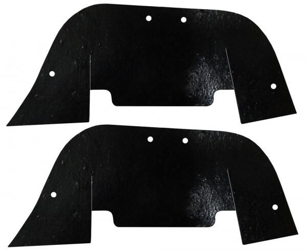Splash Apron / A-Arm Dust Shield Set 1957 2dr 4dr ht cab sedan Chevrolet