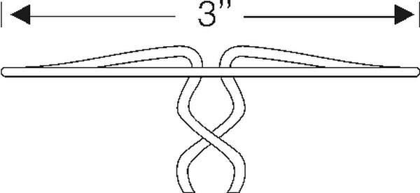 Front Fender Dust Shield Clip 1940-41 2dr 4dr cab sedan Cadillac - Bild 2