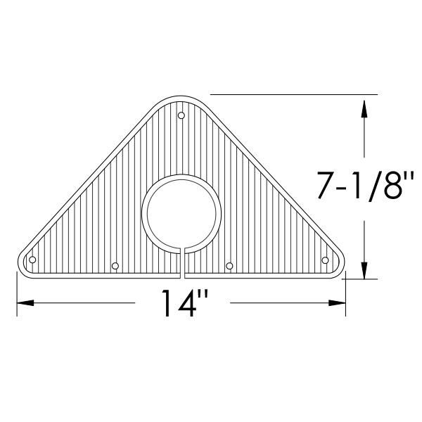 Brown steering column grommet - Bild 2