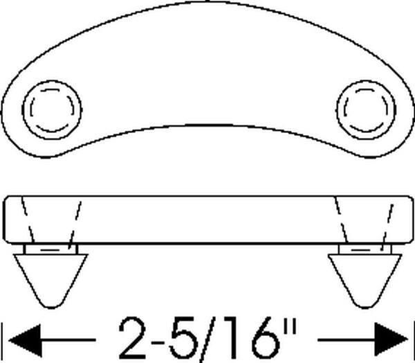 Gummistopp Fälbart säte 1939-49 2dr 4dr ht cab sedan Chevrolet Oldsmobile Pontiac Buick Cadillac - Bild 2
