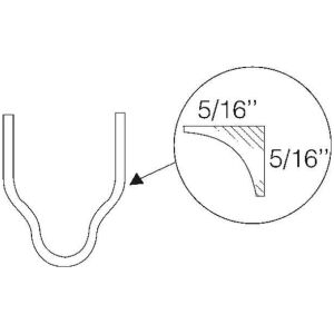Steering column finish strip