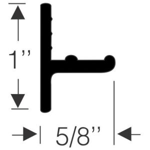 1" Sash Channel Weatherstrip