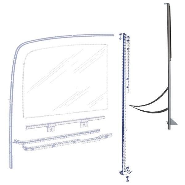 Vent division bar assembly 1948-52 2dr Ford - Bild 2