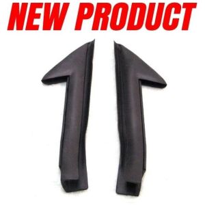 Front Door Glass Channel Triangle Weatherstrips 1982-92 2dr cab Chevrolet Pontiac