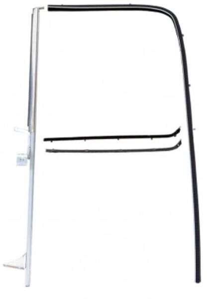 Window Felt and Run Channel Set 1957-60 2dr Ford