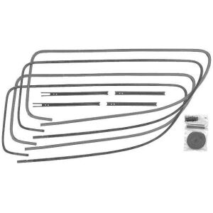 Quarter Window Felt and Run Channel Set 1937 2dr sedan Ford