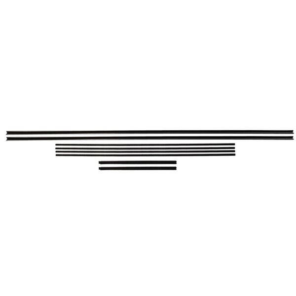 Window Felt and Run Channel Set 1933-39 2dr 4dr cab sedan Buick Cadillac Chevrolet Oldsmobile Pontiac - Bild 3