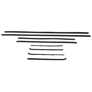 Window Felt and Run Channel Set 1960-63 2dr Chevrolet GMC