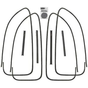 Quarter Window Felt and Run Channel Set 1938-40 2dr sedan Ford