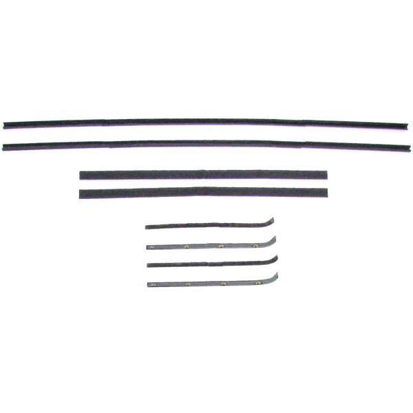 Window Felt and Run Channel Set 1960-63 2dr Chevrolet GMC
