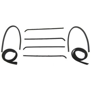 Window Felt and Run Channel Set 1964-66 2dr Chevrolet