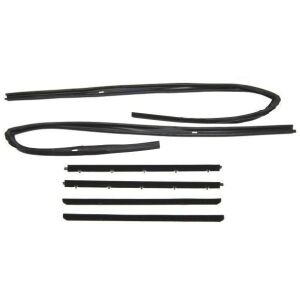 Window Felt and Run Channel Set 1982-94 2dr 4dr Chevrolet GMC