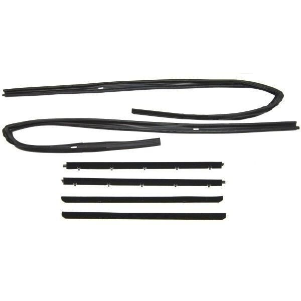 Window Felt and Run Channel Set 1982-94 2dr 4dr Chevrolet GMC