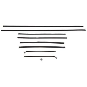 Window Felt and Run Channel Set 1951-55 2dr Chevrolet GMC