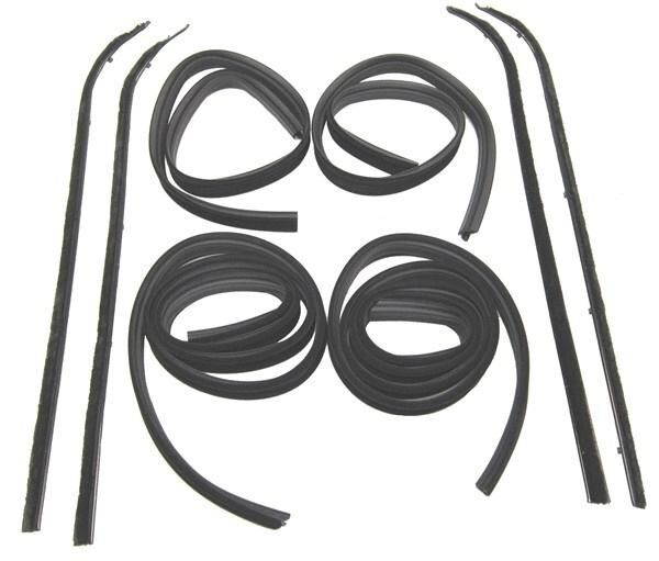 Side Window Weatherstrip Set 1967-71 2dr 4dr Ford