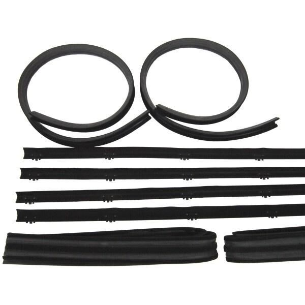 Window Felt and Run Channel Set 1972-79 2dr 4dr Dodge Plymouth - Bild 2