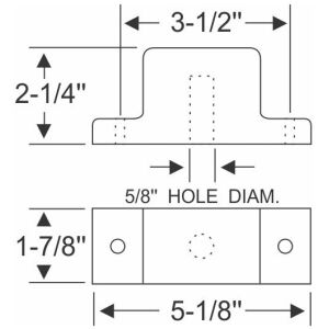 Axle rebound pad