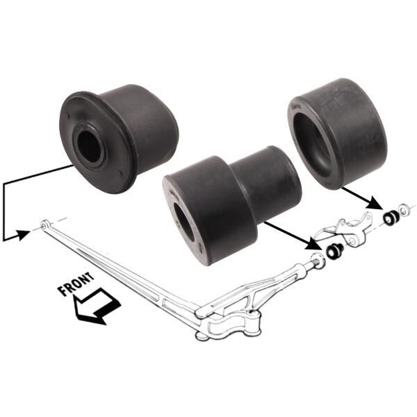 Radius Arm & Axle Pivot Bushing Set - Bild 2