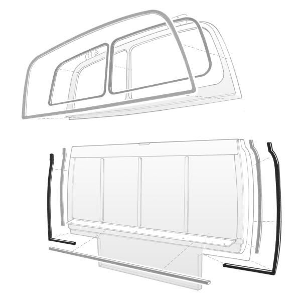 Tailgate Sides and Bottom Weatherstrips - Bild 2