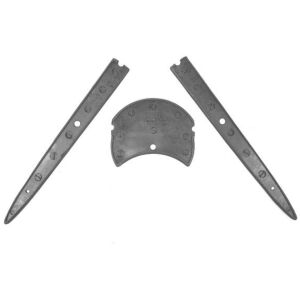 Trunk emblem mounting pad